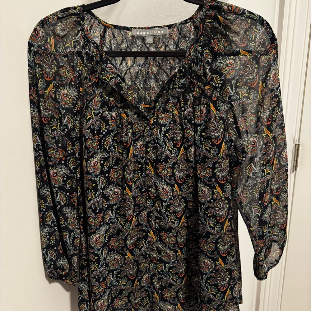 Daniel Rainn Women's Paisley Blouse - Multicolor